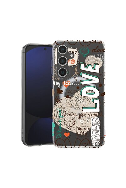 bestcase Husă pentru Samsung Galaxy A36 cu Design Love, Mag Anti Shock TPU, T...