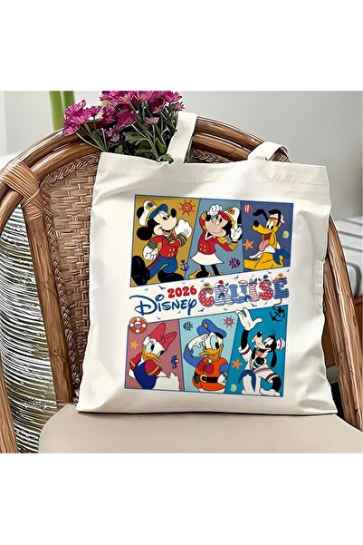 Choice 35cmx40cm 1pc 1pc Mickey and Minnie printed handbag, reusable shopping...