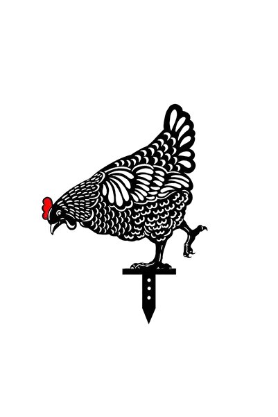 choice2 C Garden Decor Chicken Yard Art Outdoor Backyard Lawn Stakes Acrylic ...