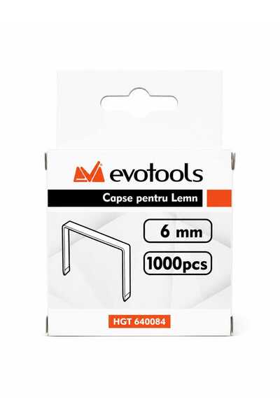 Evotools Capse Lemn (1000 bucati) / H[mm]: 6; G[mm]: 1.2