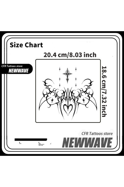 Choice 1pcs Herbal Juice Chicano Lettering Temporary Tattoo Waterproof Fake T...