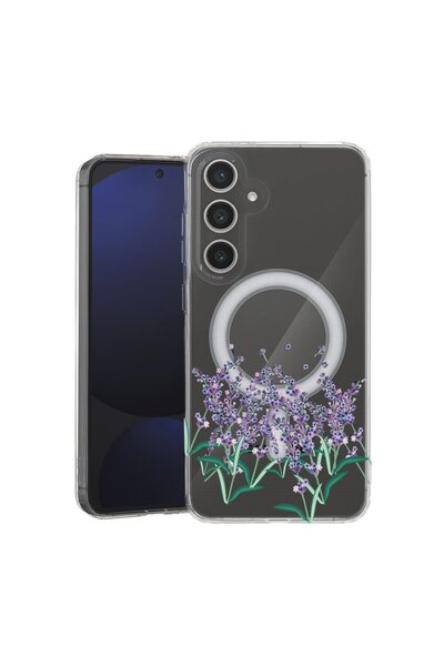 bestcase Husă pentru Samsung Galaxy A56 cu design Lavandă, TPU anti-șoc MagSa...