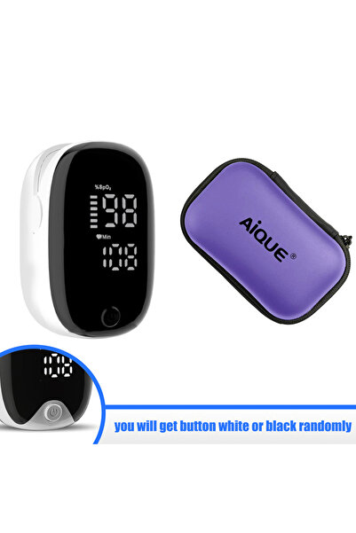 Choice3 item2 with case JUSTLANG Fingertip Pulse Oximeter Portable 4 Color Bl...