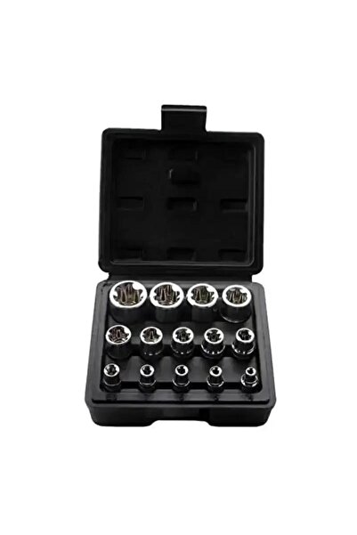 Choice 1 Set 1 Set Female E Torx Socket Set With Case 1/4, 3/8 1/2 In. Drive ...