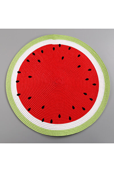 Choice M watermelon Watermelon Lemon Drink Coasters PP Woven Round Placemat C...