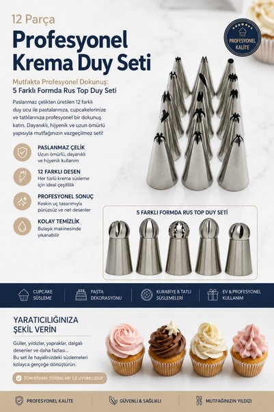 Blooming Plus Profesyonel Krema Duy Seti -Profesyonel Sonuçlar, Her Dokunuşta Şıklık 12+5
