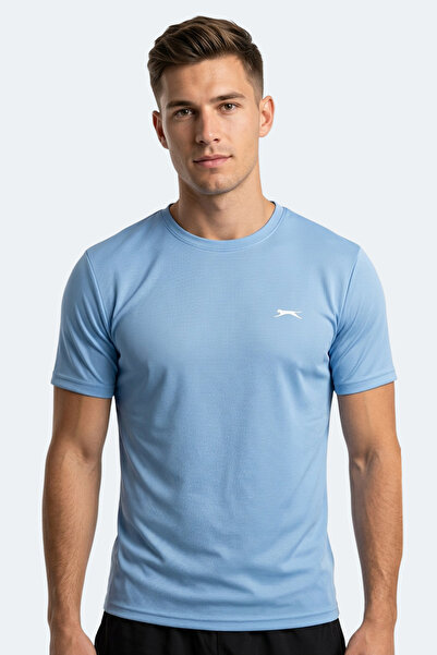 Slazenger HAUNTED I Tricou albastru Saks pentru bărbați