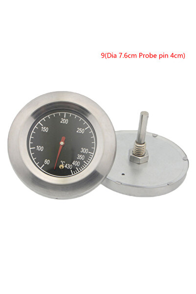 Choice9 Style-9 Stainless Steel BBQ Smoker Grill Thermometer Temperature Gaug...