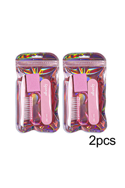 Choice5 FS-4 2pcs 4-piece nail care set, disposable nail cleaning tool set, c...