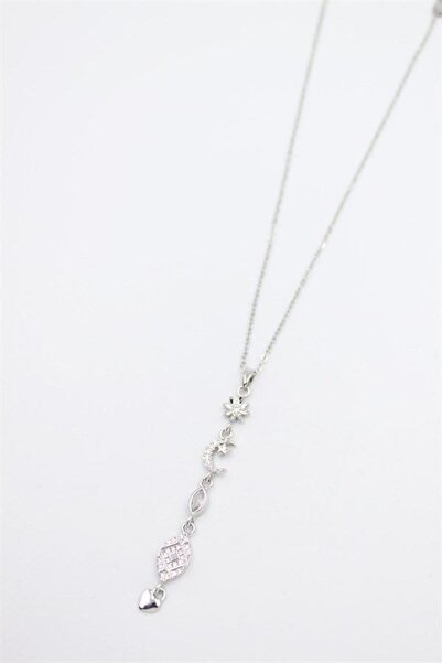 Generic Brand Lucky y necklace - silver