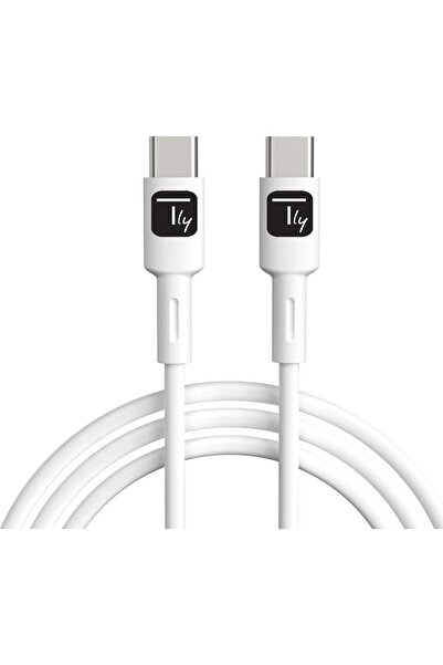 Techly Cable USB USB-C - USB-C 1 m White (ICOC-MUSB20-C60W1)