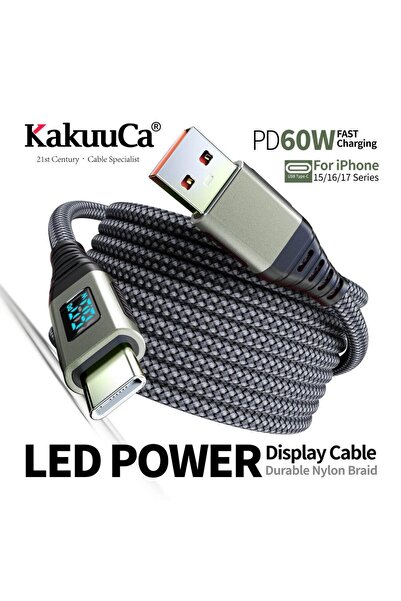 choice2 كابل شحن سريع USB A إلى USB C بطول 1 متر وقوة 60 واط، كابل بيانات من ...