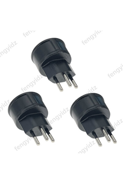 Choice1 محول طاقة أسود 3 قطع (3pcs) من ألمانيا والاتحاد الأوروبي إلى سويسرا، ...