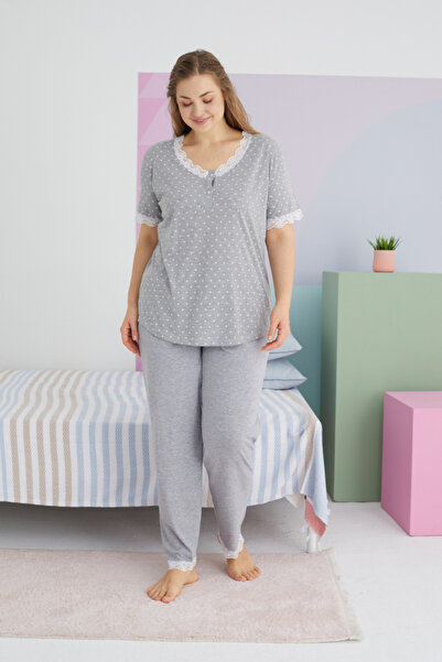 SeXen Πιτζάμα Plus Size "Sexen" VIOLET