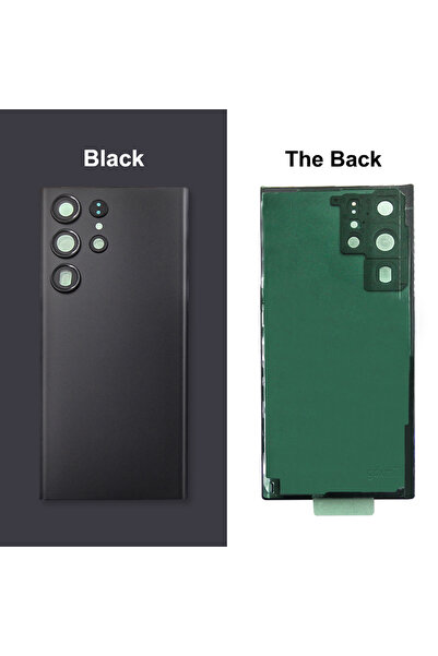 choice2 Black For S23 Ultra 5G Back Battery Cover Door Housing Compatible wit...