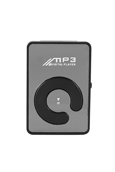 Choice مشغل موسيقى MP3 صغير أسود بمشبك على شكل بطاقة، مشغل موسيقى رقمي عالي ا...