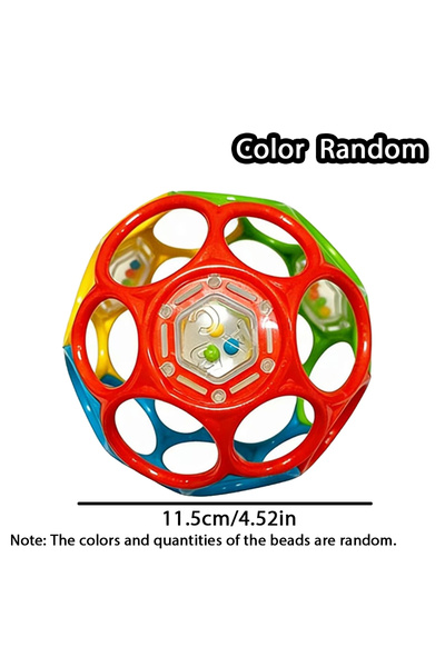 Choice1 11.5cm Green Baby Soft Rattle Ball, Sensory Grasping Toy with Sound, ...