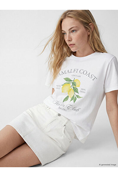 LC Waikiki Printed 100% Cotton Women's T-Shirt