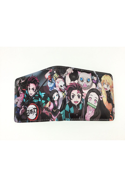 Choice35 بانداي 1 قطعة 6 Demon Slayer: Kimetsu No Yaiba محفظة قصيرة بتصميم أن...
