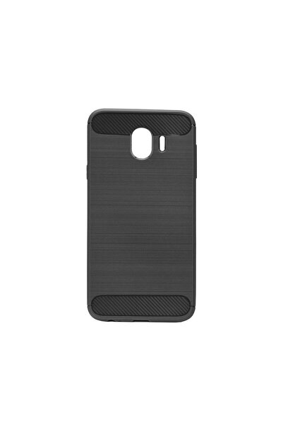 OEM Θήκη Σιλικόνης Carbon TPU Fiber Brushed Samsung Galaxy J4 2018 Μαύρο