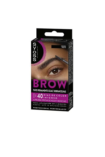 Syoss Vopsea permanenta pentru sprancene BROW TINT negru 10 ml