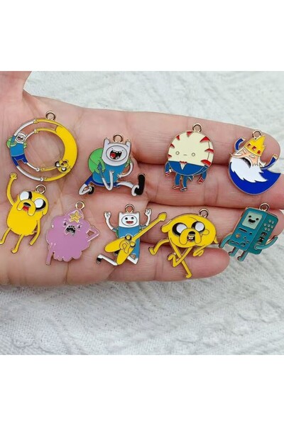 Choice1 Light Yellow Color 10PCS Cartoon Cute Anime Animal Alloy Pendant Char...