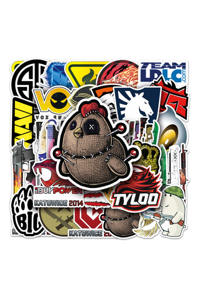 Choice 50PCS 50PCS CS GO Classic Shooter Game Graffiti Stickers Cartoon Perso...