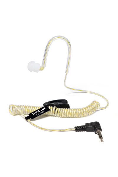 Choice ET01 3.5mm 90 1PCS 3.5mm Listen Only Earpiece for Radio Speaker Mic Ba...