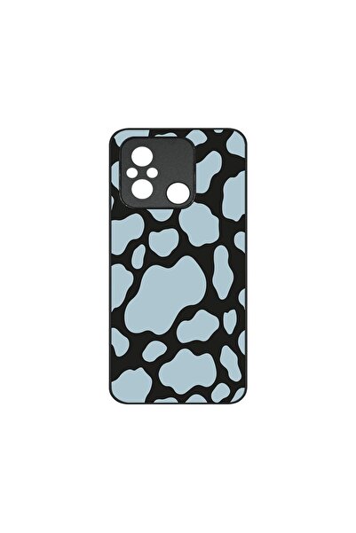 bestcase Λεπτή Γυάλινη Θήκη, Συμβατή με Xiaomi Redmi 12C, Μπλε Αγελάδα, Χρώμα...