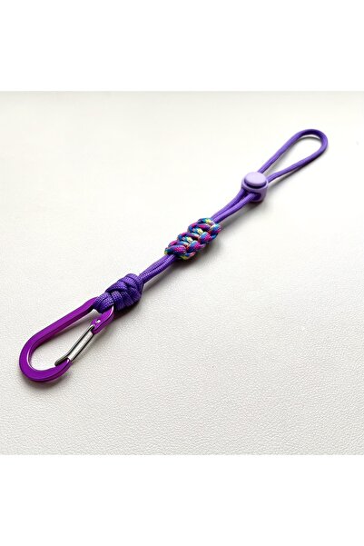 Choice PURPLE All-in-1 Aluminum Water Bottle Clip & Keychain. Portable Drink ...