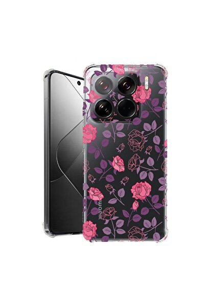bestcase ¬Æ Husa pentru Xiaomi 15, Anti Shock 1.5MM, Rose, Protectie camera, ...