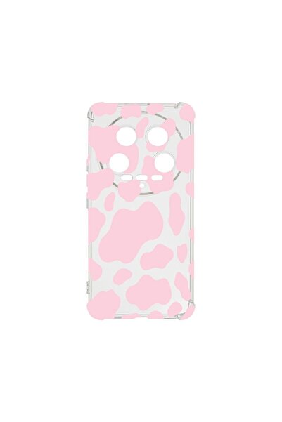 bestcase ¬Æ Husa Anti Shock 1.5MM, Compatibila Cu Xiaomi 14 Ultra, Pink Cow, ...