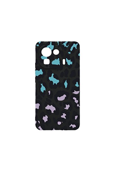 bestcase Тънък силиконов калъф 0.8ММ, съвместим с Xiaomi Mi 11 Pro, с леопард...