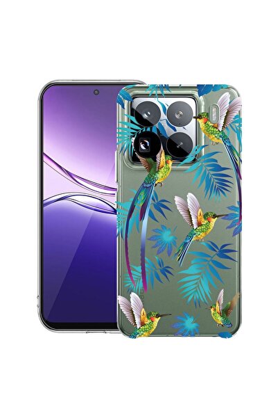 bestcase ¬Æ Husa Clear Slim Silicon Compatibila cu Xiaomi 15, Wild Tropical, ...