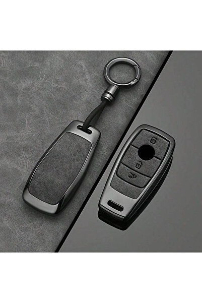 Choice Set 2 Alloy Style Car Key Case Cover Shell Fob For Mercedes Benz A C E...