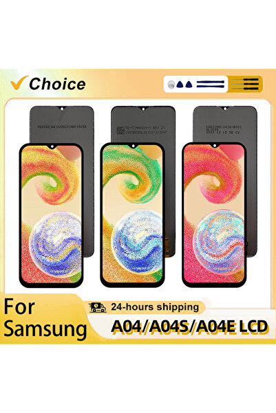 Choice5 شاشة A04S مع إطار لـ A04E LCD A042 A042F، شاشة لمس رقمية لـ A04 A045 ...