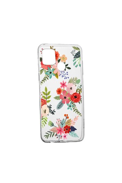 bestcase Husa Silicon, Compatibila Cu Xiaomi Poco C40 / Redmi 10C, Flowers, r...