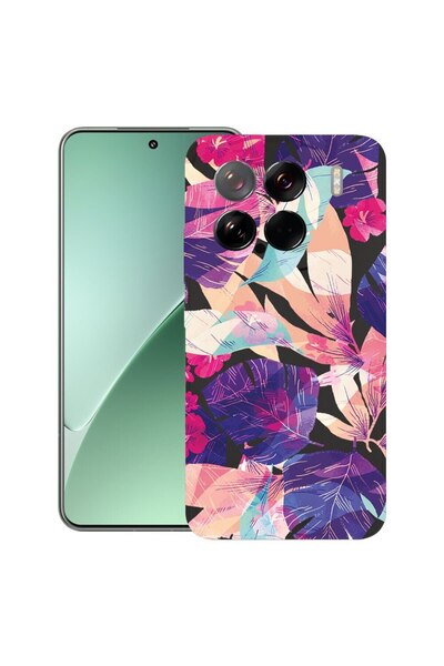 bestcase ¬Æ Husa pentru Xiaomi 15, Tropical Flowers, Slim Silicon 0.8MM, Anti...