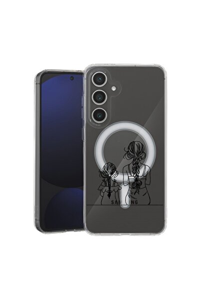 bestcase Husă pentru Samsung Galaxy A56 cu design Mamă și Fiică, TPU anti-șoc...