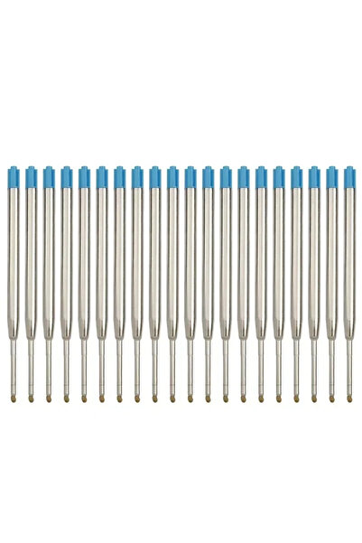 Choice4 20 PCS Blue 5/10/20/30pcs L:3.9 In Ballpoint Pen Refills for Parker P...