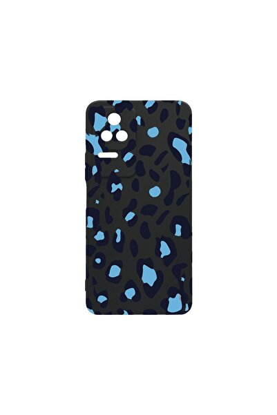 bestcase Λεπτή Θήκη Σιλικόνης 0.8MM, Συμβατή με Xiaomi Poco F4, Μπλε Σχέδιο Λ...