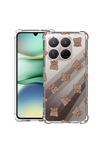 bestcase Husă Antișoc Compatibilă cu Xiaomi 15T, cu Design cu Model de Ursule...