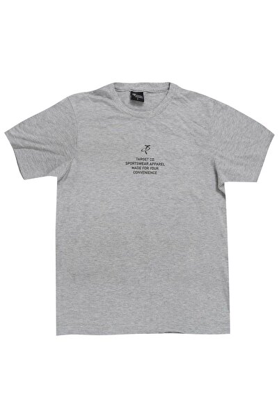 Target Tricou bărbătesc cu mânecă scurtă, jerseu simplu, cu logo, mărimea M