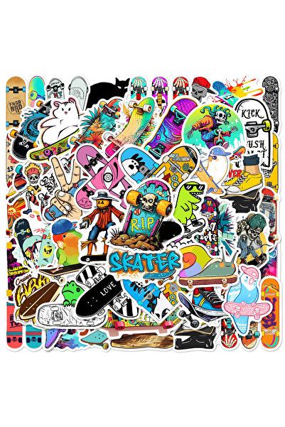 Choice 50 Skateboard Graffiti Stickers Pack - Street Art Style Stickers, Suit...
