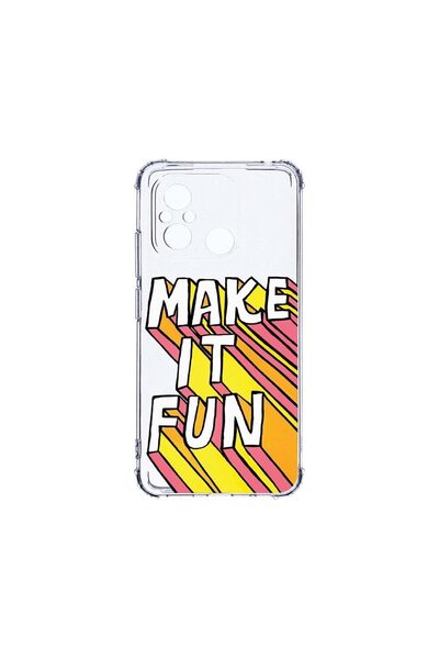 bestcase Αντικραδασμική Θήκη 1.5MM, Συμβατή με Xiaomi Redmi 12C, Make It Fun,...
