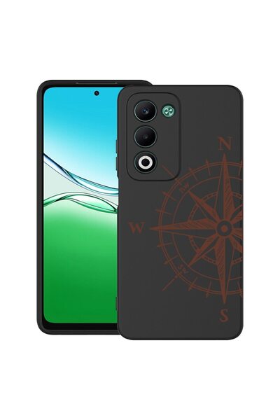 bestcase Husă pentru Xiaomi Redmi 15 5G (169 MM) cu Design Compass, TPU Mat U...