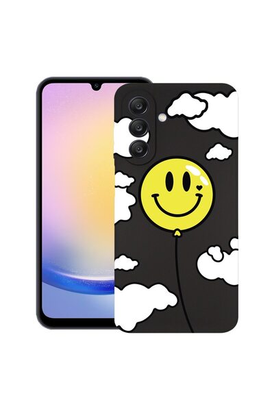 bestcase ¬Æ Case for Samsung Galaxy A56, Balloon Smiley, Slim Silicone 0.8MM,...