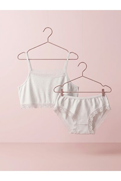 ZEYZEY 8204 Girls' Half Bra and Panties Set