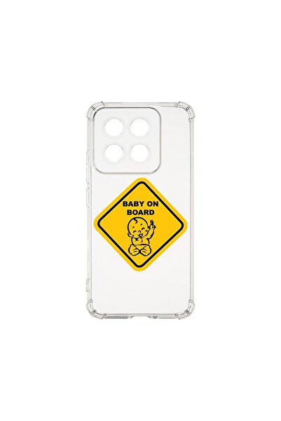 bestcase Husa pentru Xiaomi 14T, BestCase¬Æ Anti Shock 1.5MM, Baby On Board, ...