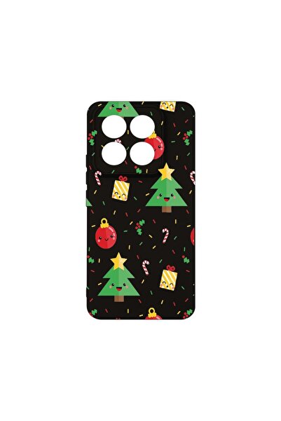 bestcase Husa pentru Xiaomi 14T Pro, BestCase¬Æ Slim SIlicon 0.8MM, Xmas Tree...